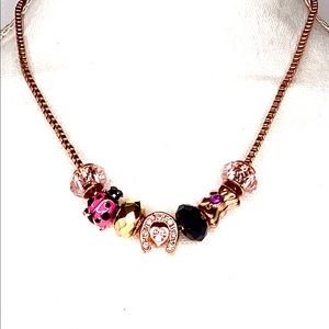 Betsey Johnson Charm Necklace